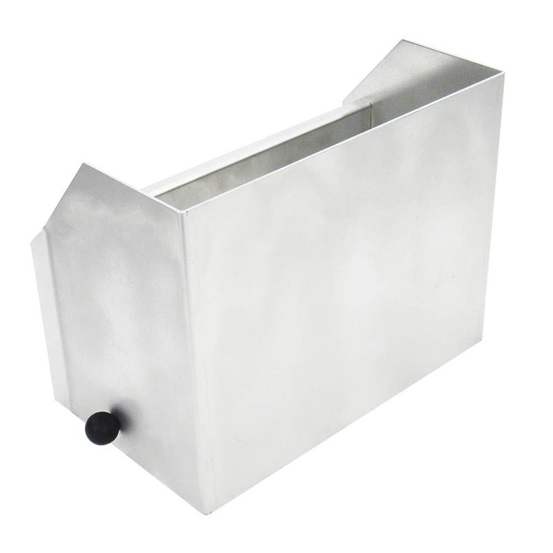 Pit Posse 454 Hand Cleaning Station Cabinet and Paper Towel Holder - Made in USA - Garage Enclosed Race Trailer Automotive Mechanics Shop Storage Organizer Aluminum (Silver) - Image 5